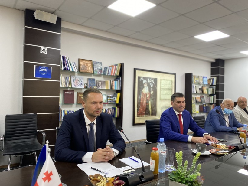 Сергій Шкарлет обговорив напрями співпраці з керівництвом Національного наукового фонду Грузії ім. Шота Руставелі та Грузинського технічного університету