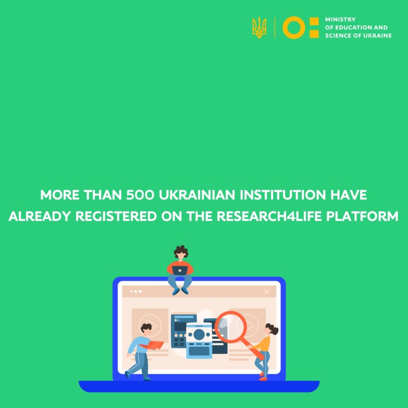 More than 500 Ukrainian institutions have already registered on the Research4Life platform