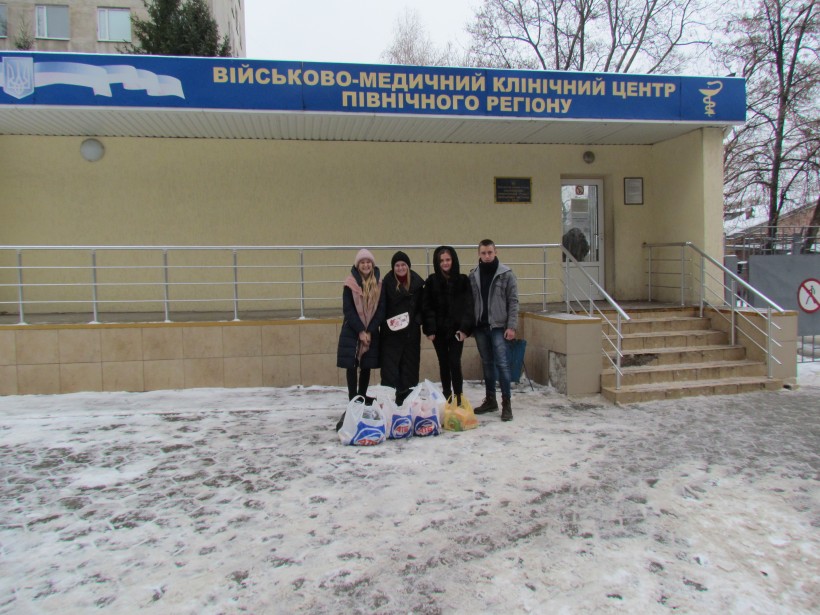 Студенти-волонтери УІПА провели благодійну акцію для допомоги бійцям АТО