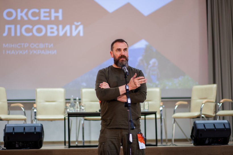 Оксен Лісовий, міністр освіти і науки України, перебуває з робочою поїздкою на Івано-Франківщині