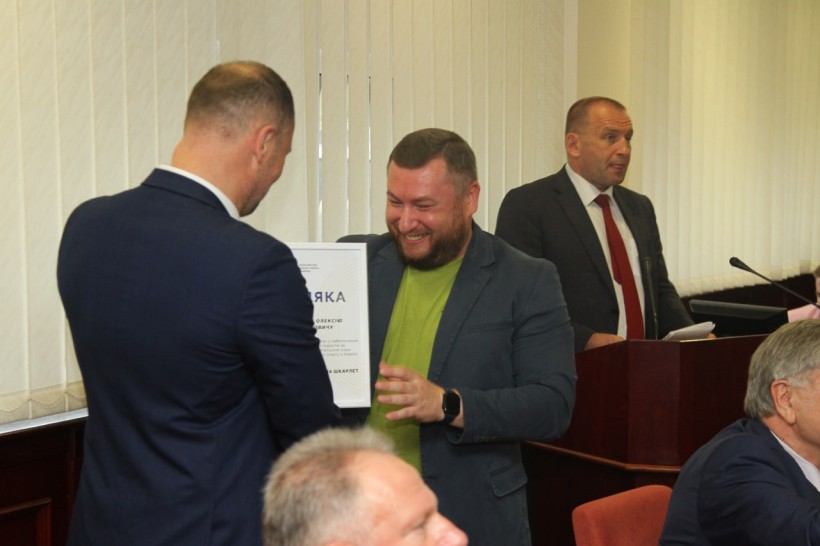 Сергій Шкарлет привітав студентів, які стали переможцями і призерами Європейських університетських ігор та Чемпіонату світу з футзалу
