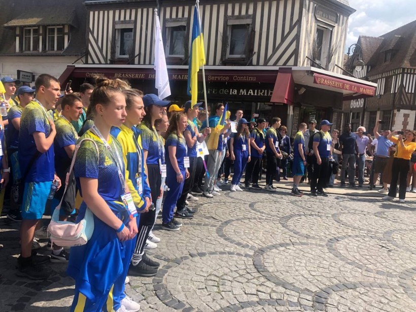 Українські спортсмени беруть участь у Всесвітній гімназіаді-2022 у Нормандії