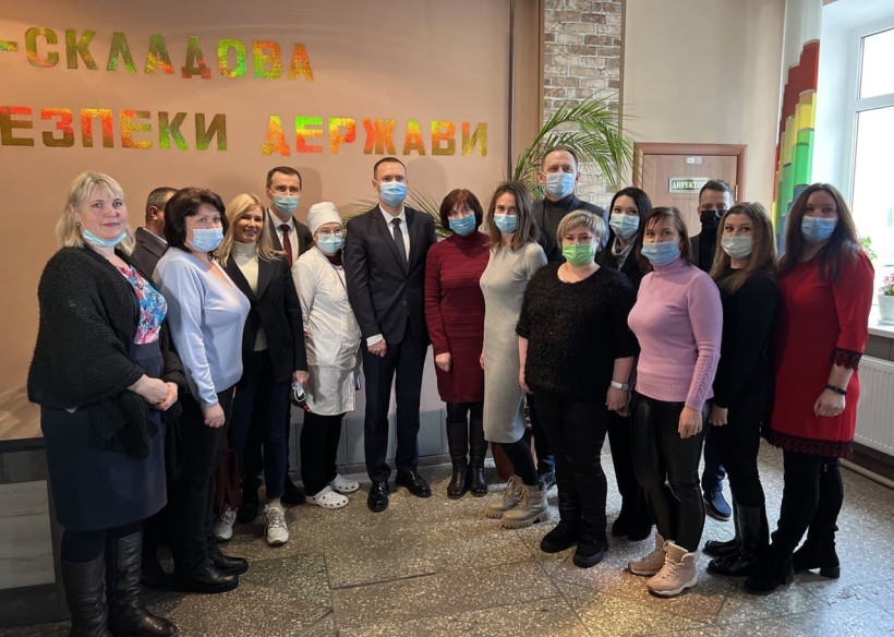 Сергій Шкарлет перебуває з робочим візитом у закладах освіти міста Лубни
