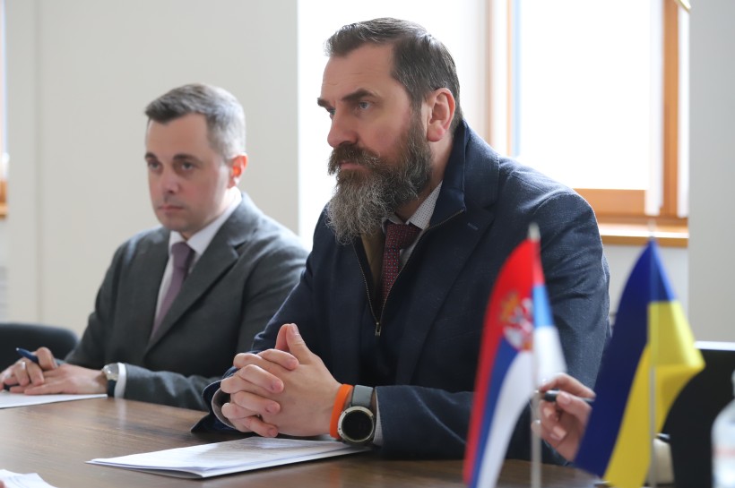 Оксен Лісовий зустрівся з Послом Сербії в Україні: обговорили академічні обміни, лекторати та підтримку вивчення слов’янських мов