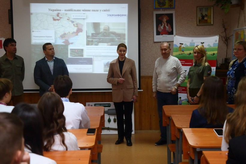Для учнів Київщини та Чернігівщини проведуть заняття з мінної безпеки