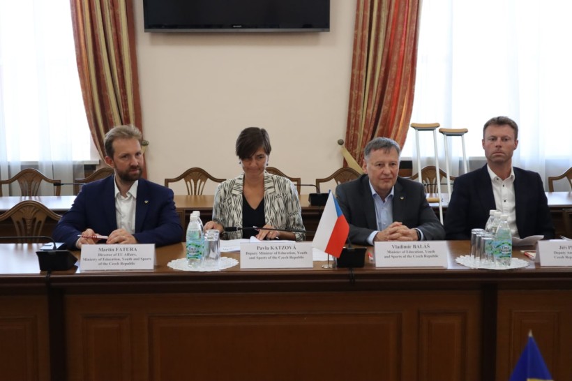 Міністри освіти України і Чехії відвідали КНУ імені Тараса Шевченка