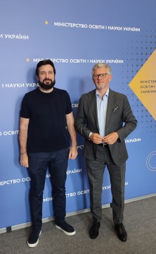 Відбулася робоча зустріч заступника міністра освіти і науки Андрія Сташківа із заступником міністра закордонних справ Андрієм Мельником